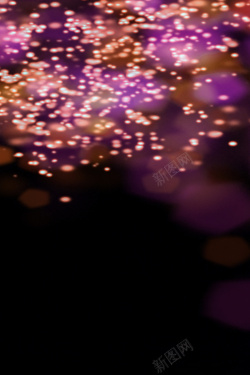 简约夜晚梦幻紫色灯光纹理高清图片