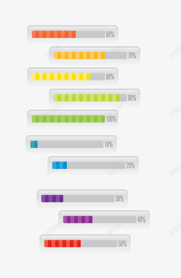 进度条png免抠素材_新图网 https://ixintu.com loading 矢量进度条 缓存中 进度条