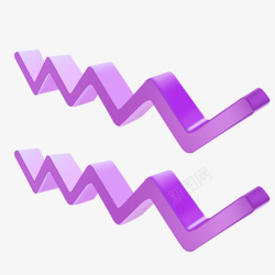 紫色线条素材