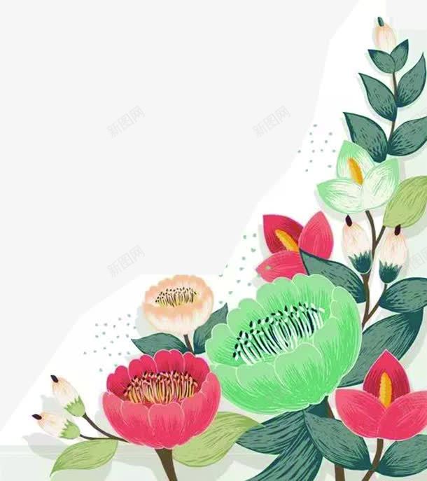 彩色水彩花朵植物创意png免抠素材_新图网 https://ixintu.com 创意 彩色 植物 水彩 花朵 设计