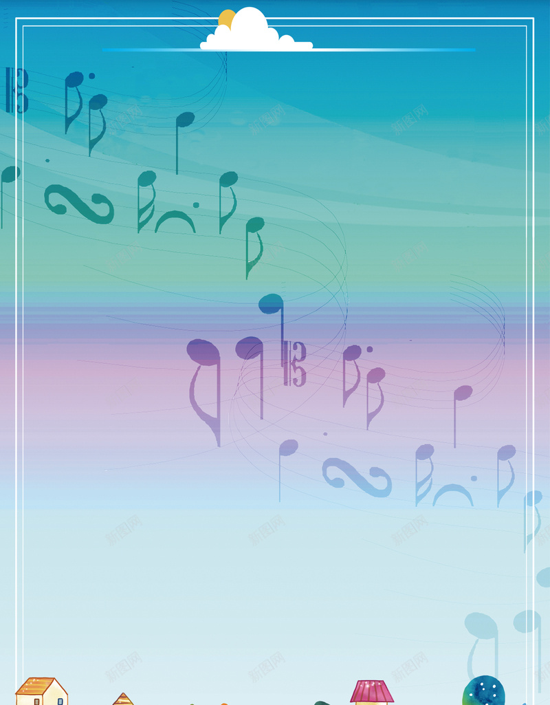 音乐培训背景大图jpg设计背景_新图网 https://ixintu.com 传单 印刷 培训 学习 画册 音乐