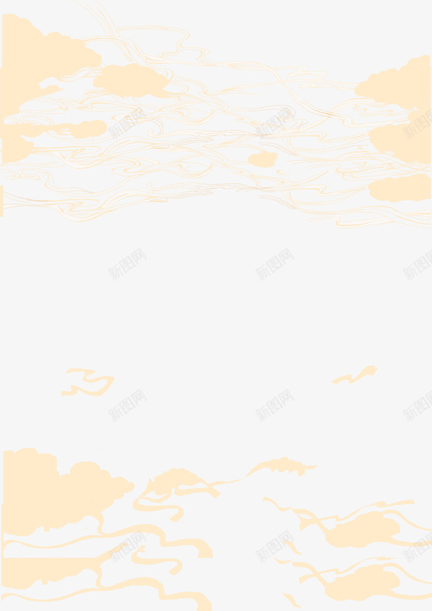 云菜云白云卷纹png免抠素材_新图网 https://ixintu.com 云彩 云朵 卷云素材 卷云纹 白云
