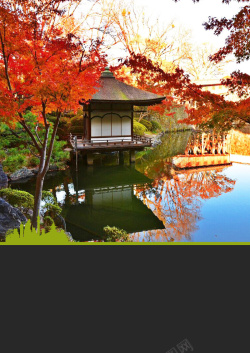 关西6天图片下载日本旅游宣传海报背景素材高清图片