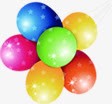手绘星星纹理彩色气球png免抠素材_新图网 https://ixintu.com 彩色 星星 气球 纹理