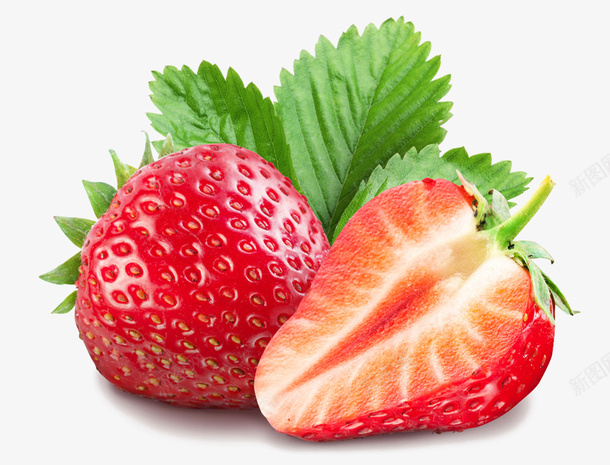草莓水果png免抠素材_新图网 https://ixintu.com 夏日美食 新图 新鲜 水果 红色 草莓 草莓横切面 草莓糖葫芦