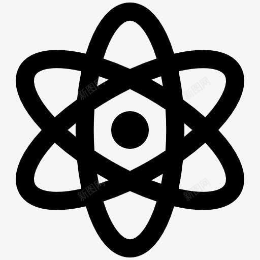 原子标志图标png_新图网 https://ixintu.com 原子 物理