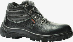 安全鞋实物黑色安全防护鞋高清图片