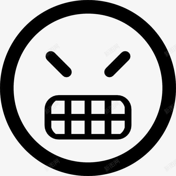 愤怒的EmotionsRoundedicons图标png_新图网 https://ixintu.com angry 愤怒的