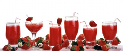 草莓汁海报夏日饮品背景高清图片