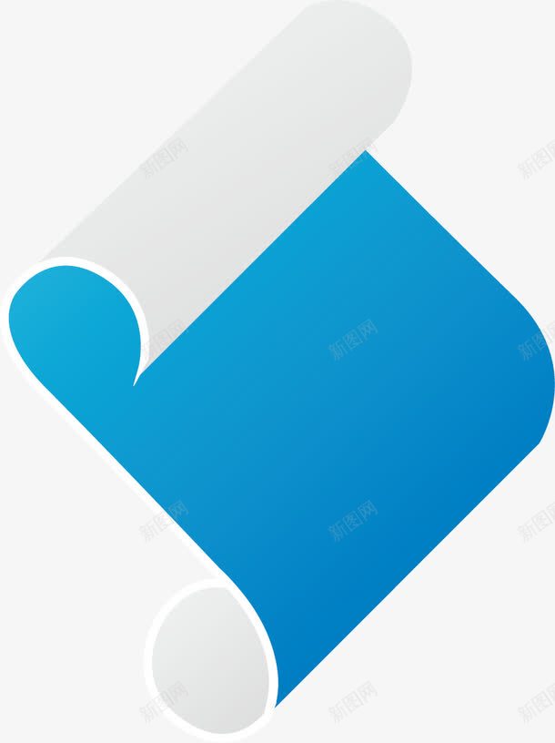 蓝色卷纸png免抠素材_新图网 https://ixintu.com 卷纸 卷纸图 蓝色卷纸 蓝色卷纸素材