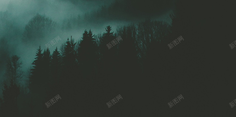 黑色和白色jpg设计背景_新图网 https://ixintu.com 有雾 高山景观 自然 雾 山 森林 小山 自然景观 森林景观 上午 悲观 神秘 黑色和白色 中国风 H5 h5