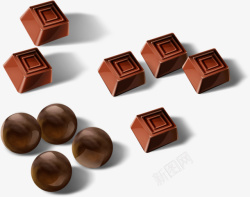 一堆巧克力糖果巧克力素材