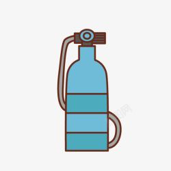 潜水氧气瓶素材