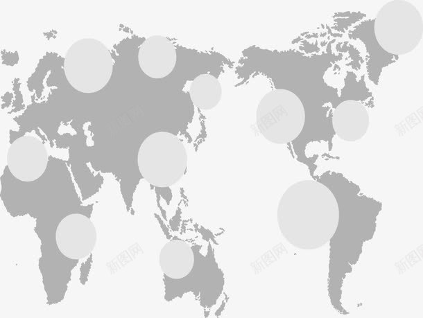 PPT世界统计地图图标png_新图网 https://ixintu.com PPT设计 世界统计 彩色图标
