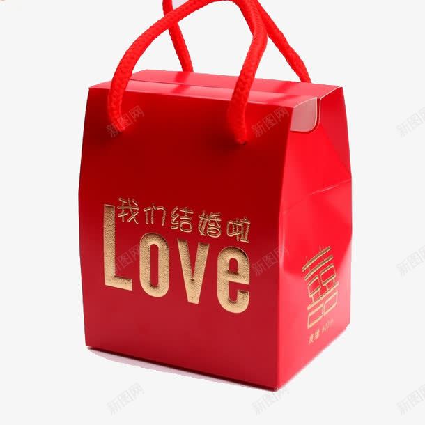 红色包装盒png免抠素材_新图网 https://ixintu.com 礼物盒 红色 纸质 结婚