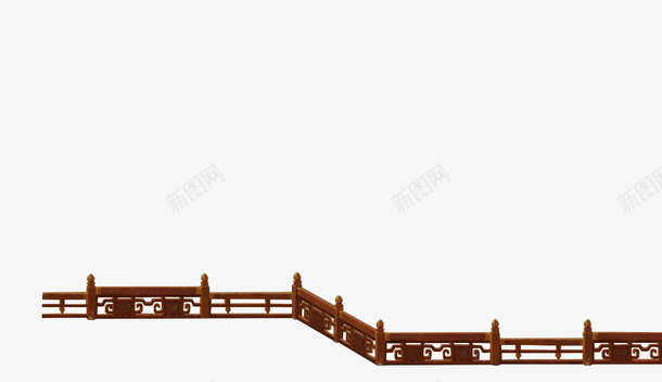 围栏栅栏古风栏杆庭院png免抠素材_新图网 https://ixintu.com 古风栏杆 围栏 庭院 栅栏