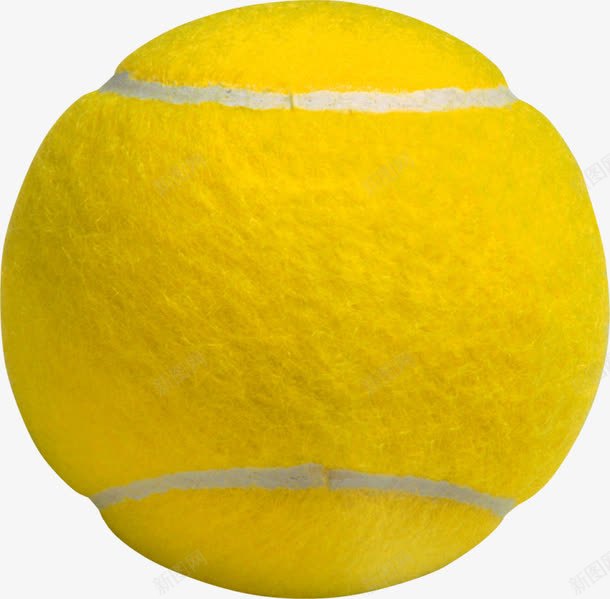 黄色网球png免抠素材_新图网 https://ixintu.com 免抠 素材 网球 黄色