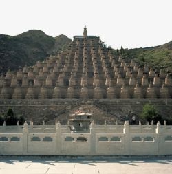 宁夏一百零八塔风景图宁夏一百零八塔高清图片