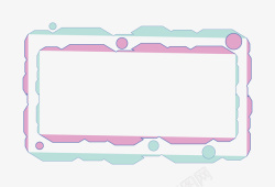 简约几何装饰边框矢量图素材