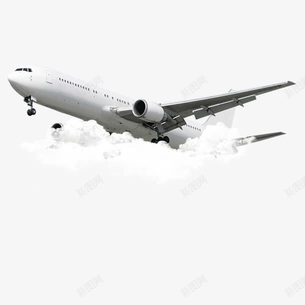 云中的飞机png免抠素材_新图网 https://ixintu.com 云朵 旅行 航空 飞机