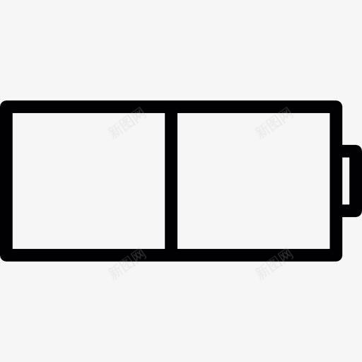 水平电池状态图标png_新图网 https://ixintu.com 充电 充电状态 半电池 技术 电池电量