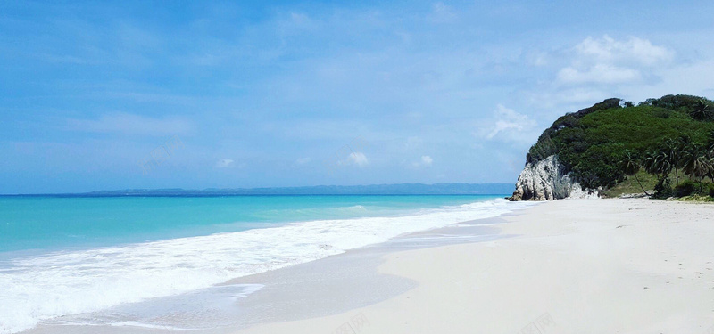 加勒比海海滩jpg设计背景_新图网 https://ixintu.com 海报banner 摄影 风景 海地加勒比海海滩白色的沙滩landsca没有人空