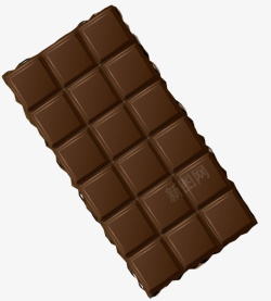 一版巧克力简约棕色巧克力矢量图高清图片