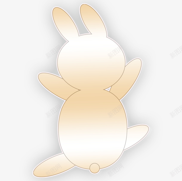 默默努力的兔子背影png免抠素材_新图网 https://ixintu.com 兔子 可爱 简约 舞蹈
