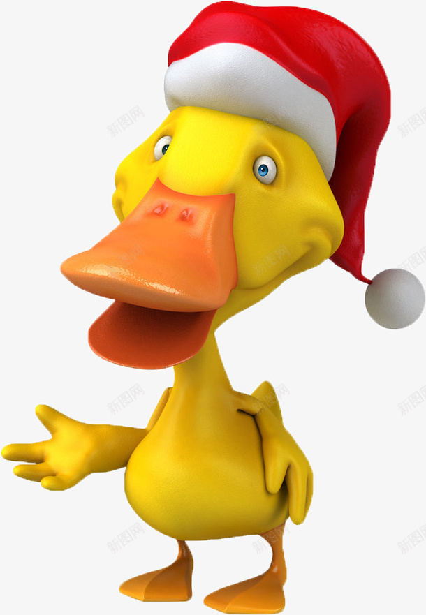 卡通圣诞鸭子png免抠素材_新图网 https://ixintu.com 圣 子 诞 鸭 鸭仔 鸭子头像