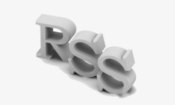 3D立体字母RSS素材