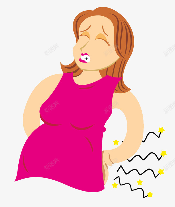 年轻妇女怀孕的腰疼psd免抠素材_新图网 https://ixintu.com 妇女 怀孕 疼痛 腰痛 腰酸背疼