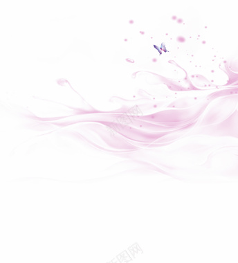 化妆品粉色水花背景背景