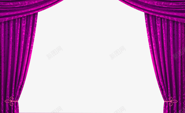 紫色大气帷幕装饰图案png免抠素材_新图网 https://ixintu.com 免抠PNG 大气 帷幕 紫色 装饰图案