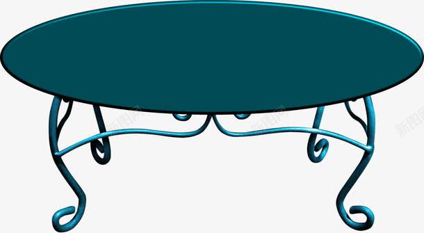蓝色创意圆桌png免抠素材_新图网 https://ixintu.com 创意圆桌 圆桌 漂亮圆桌 蓝色圆桌