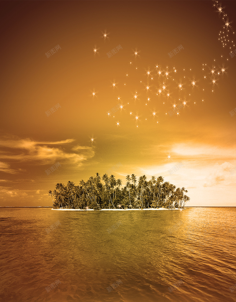 金色海洋沙滩背景jpg设计背景_新图网 https://ixintu.com 金色 海洋 沙滩 椰树 星光 H5 h5 摄影 风景
