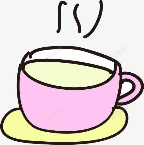 可爱手绘热气咖啡杯简笔画png免抠素材_新图网 https://ixintu.com 可爱 咖啡 热气 笔画