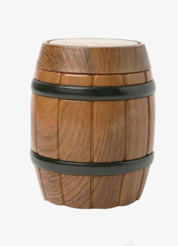 木质酒桶深色的木酒桶高清图片