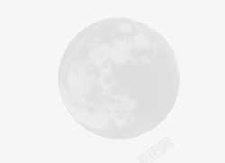 黑白星球月球免扣素材3高清图片