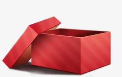 红色样式礼盒素材