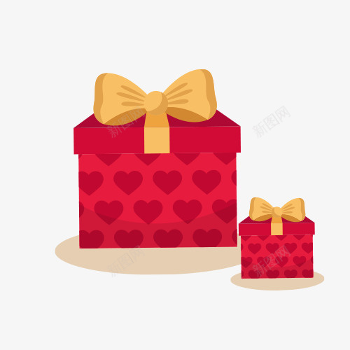 红色可爱手绘礼物盒png免抠素材_新图网 https://ixintu.com 可爱 手绘礼物盒 爱心礼物盒 礼物盒 红色 蝴蝶结礼物盒