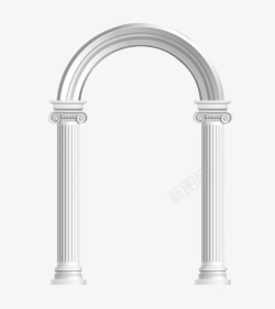 罗马柱设计欧洲风格柱子高清图片