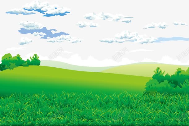 草地png免抠素材_新图网 https://ixintu.com 免费矢量下载 山林 绿色 草地