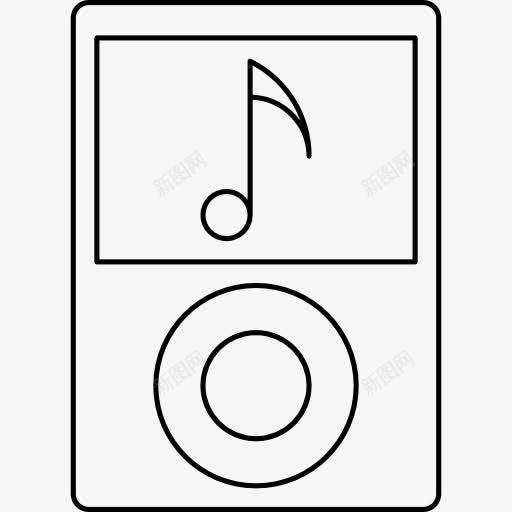 iPod图标png_新图网 https://ixintu.com MP3 MP4 iPod 技术 球员 苹果 音乐