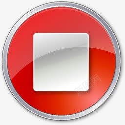 停止正常的红色的vistap图标png_新图网 https://ixintu.com 停止 正常的 红色的