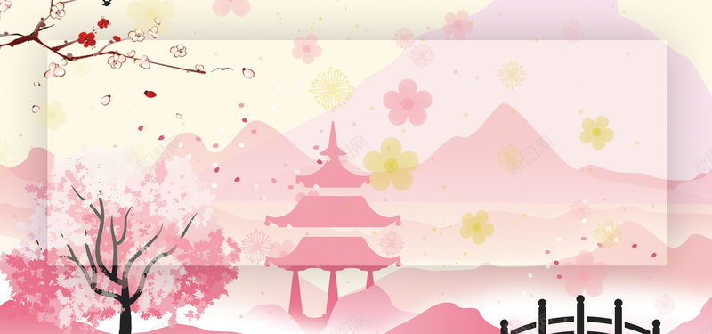 春季上新粉色扁平bannerpsd设计背景_新图网 https://ixintu.com banner 上新 优惠 促销 天猫 扁平 折扣 春天 春季 淘宝 狂欢 电商 粉色 购物