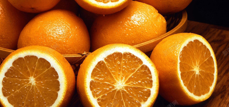 美食橙子水果背景背景