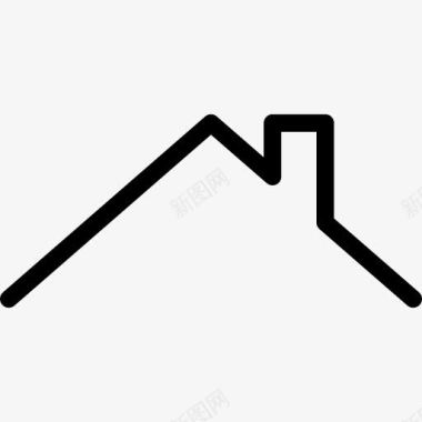 屋顶Outlineicons图标图标