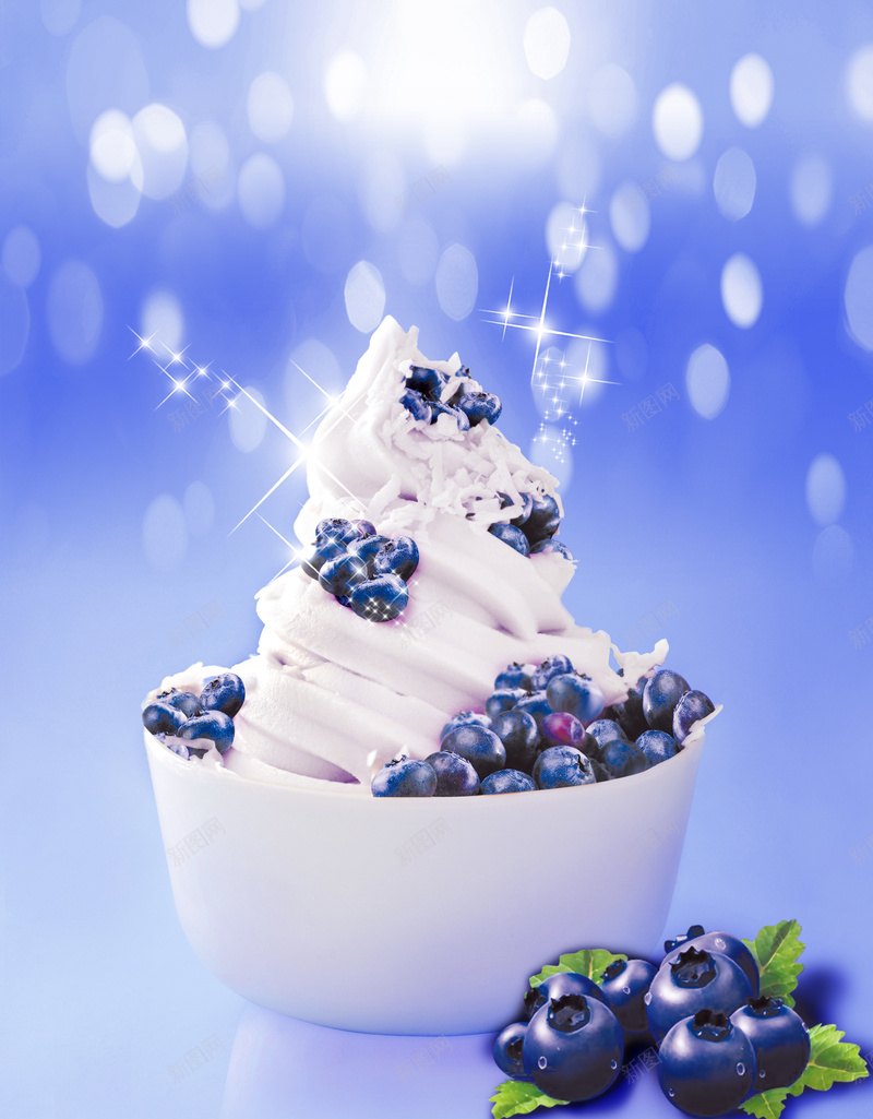 蓝莓冰淇淋海报背景psd设计背景_新图网 https://ixintu.com 冰淇淋宣传海报 梦幻背景 水果 甜品 美味 美食 蓝莓冰淇淋图片图片下载 餐厅 餐饮