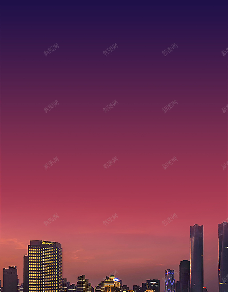 城市地产海报背景jpg设计背景_新图网 https://ixintu.com 商务 地产 城市 夜景 海报 科幻 科技