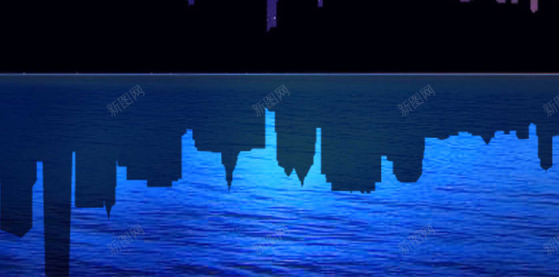 科技科幻夜景城市广告背景jpg设计背景_新图网 https://ixintu.com 城市 夜景 夜色 广告 科幻 科技 素材 背景 蓝色